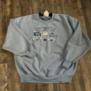 Vintage top stitch sweatshirt